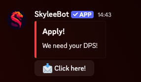 Application Embed Message