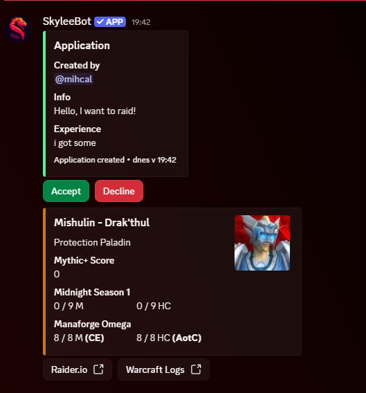 Applications Dashboard